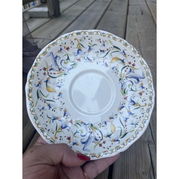 Vintage Gien Tuscany Tea Cup & Saucer  Western France - Picture 10 of 15